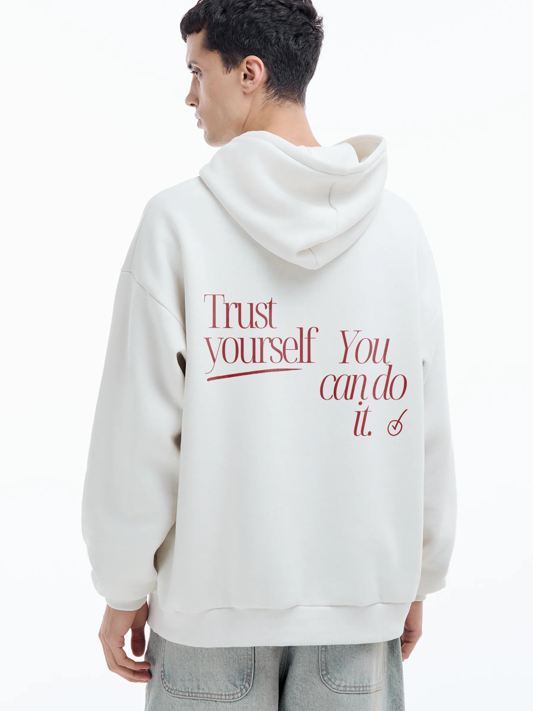 Trust Yourself Oversized Hoodie